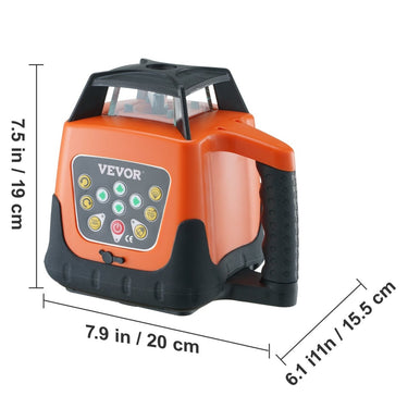VEVOR 2000ft Rotary Laser Level - Self Leveling - InspiredGrabs.com